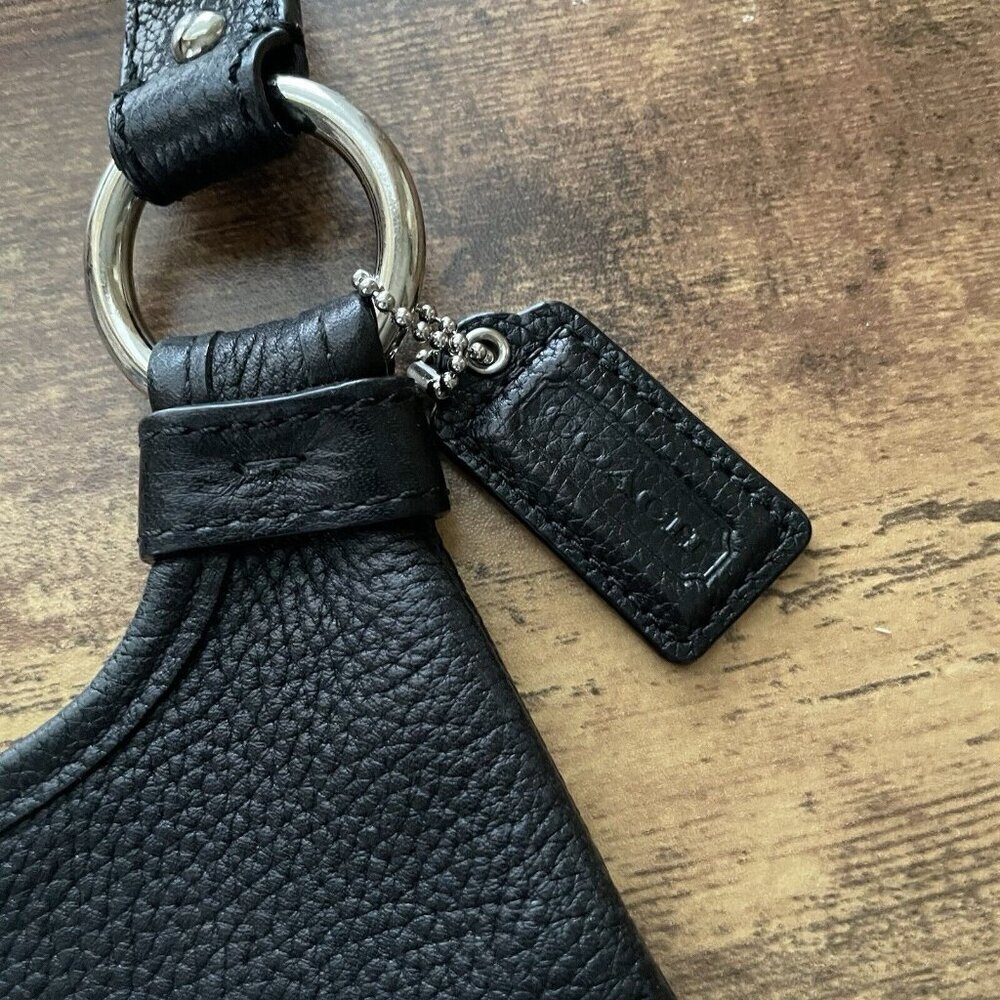 Coach Penelope Slim Crossbody Shoulder Bag Black Pebbled Leather B1168-F16533 - Picture 6 of 13